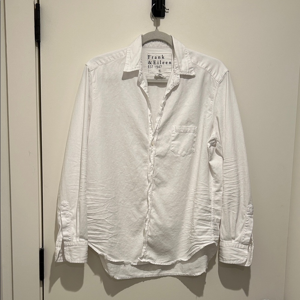 Frank & Eileen Relaxed White Casual Shirt